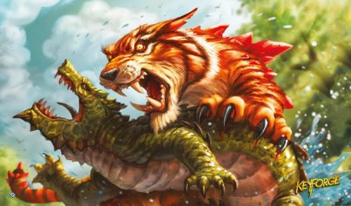 Keyforge Mighty Tiger Playmat